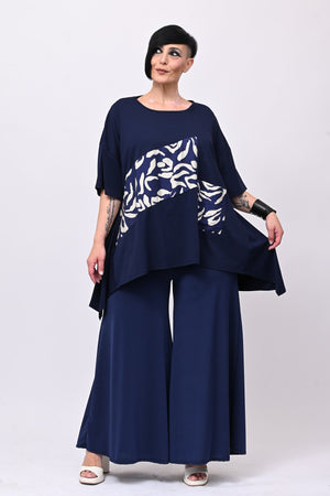 Maglia stampa Japan - Blu