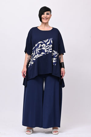 Maglia stampa Japan - Blu