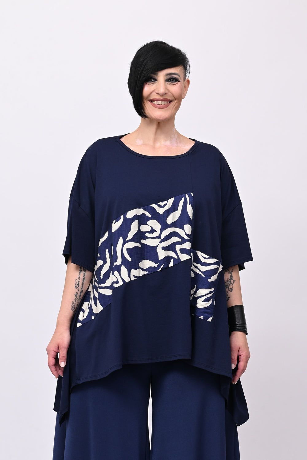 Maglia stampa Japan - Blu