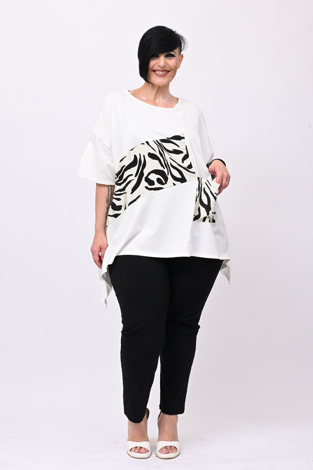 Maglia stampa Japan - Bianco