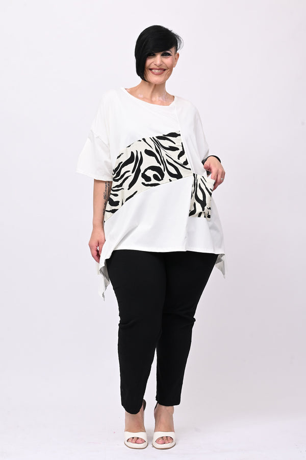 Maglia stampa Japan - Bianco