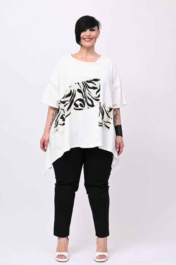 Maglia stampa Japan - Bianco
