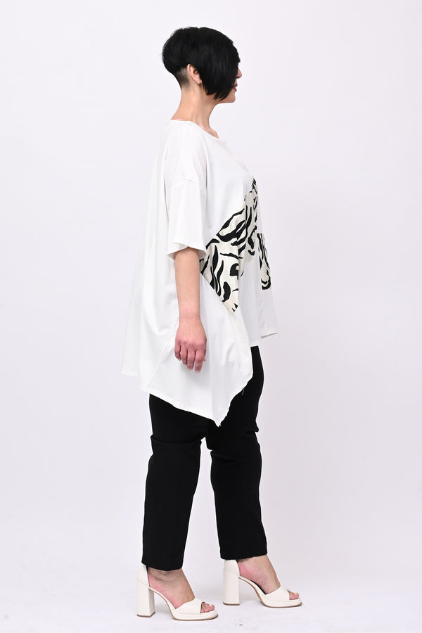 Maglia stampa Japan - Bianco