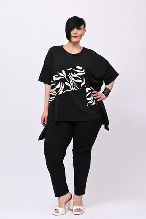 Maglia stampa Japan - Nero