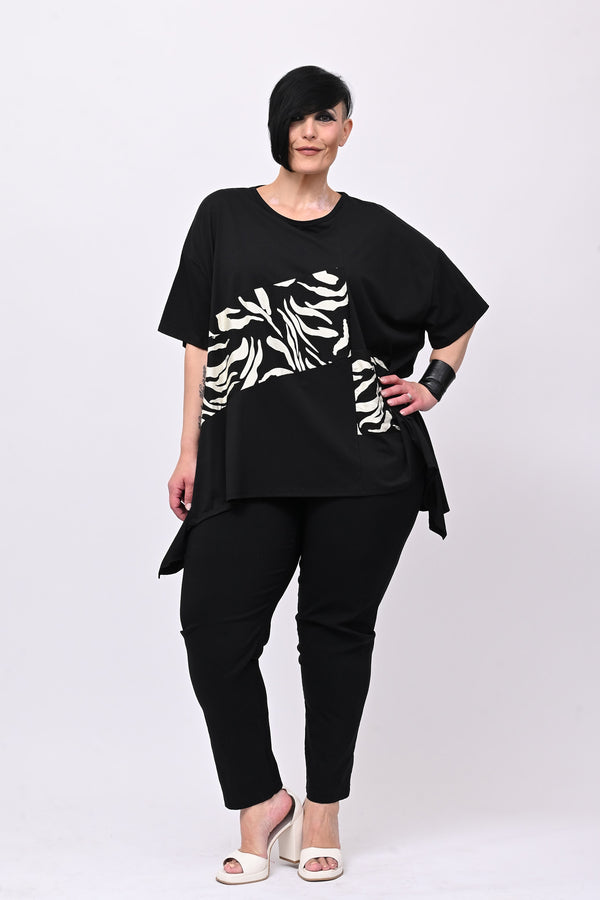 Maglia stampa Japan - Nero