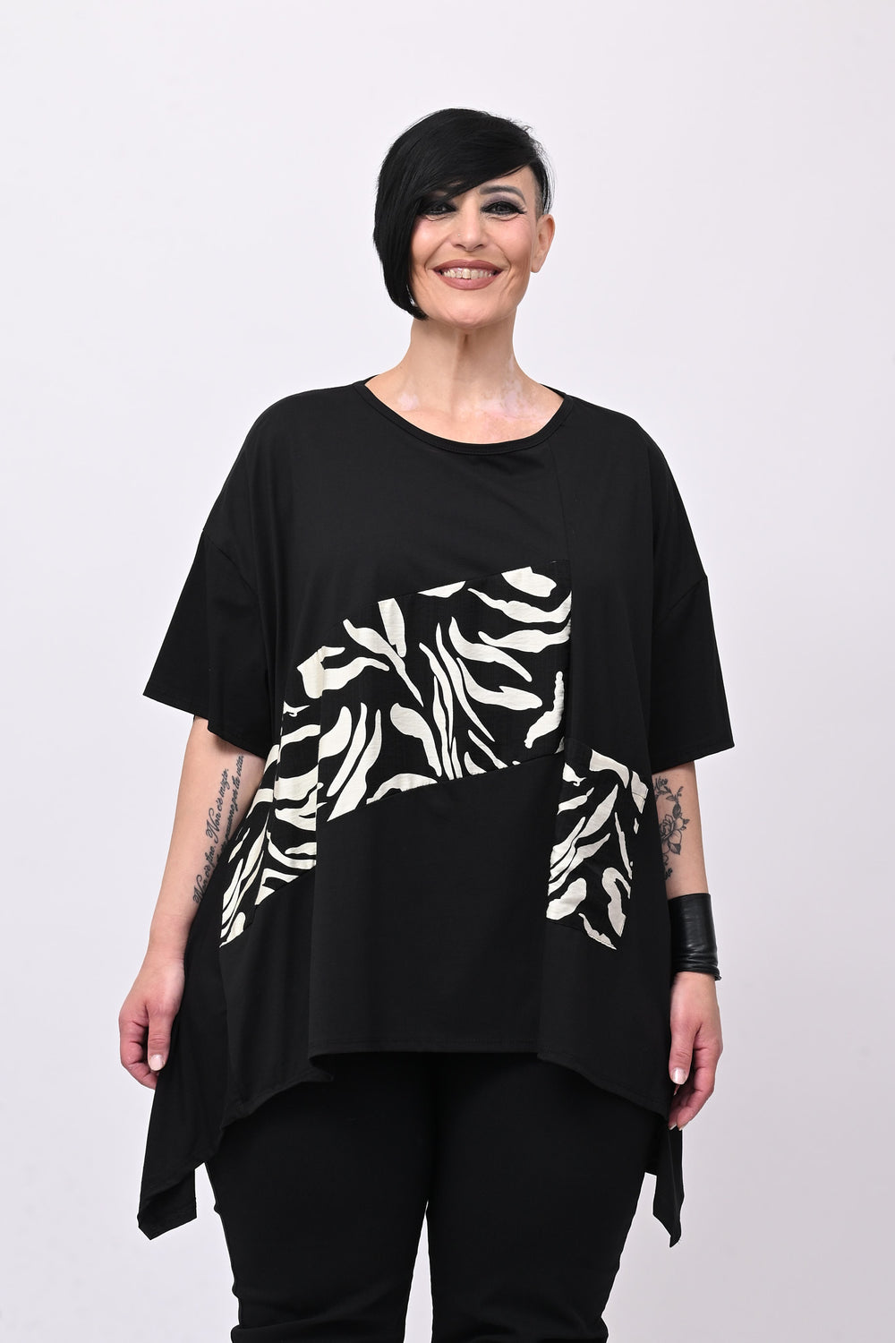 Maglia stampa Japan - Nero