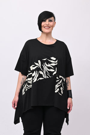 Maglia stampa Japan - Nero