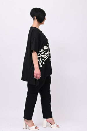 Maglia stampa Japan - Nero