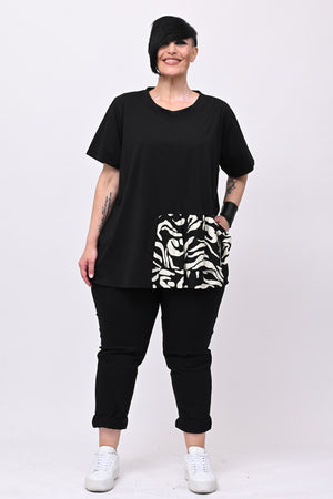 T-shirt balze Japan - Nero