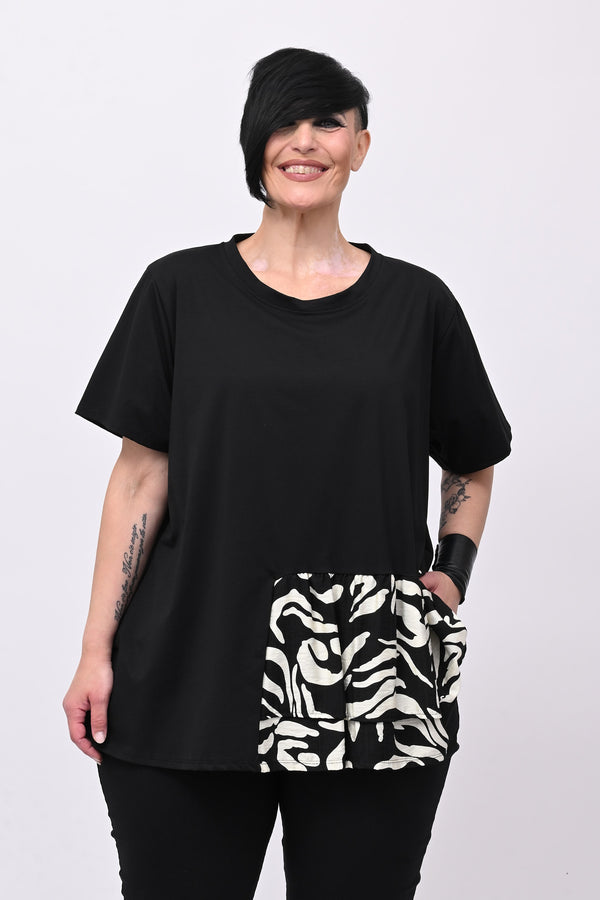 T-shirt balze Japan - Nero