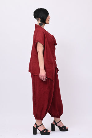 Completo lino giacca zip - Lava