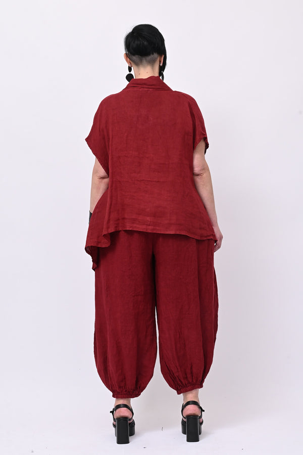 Completo lino giacca zip - Lava