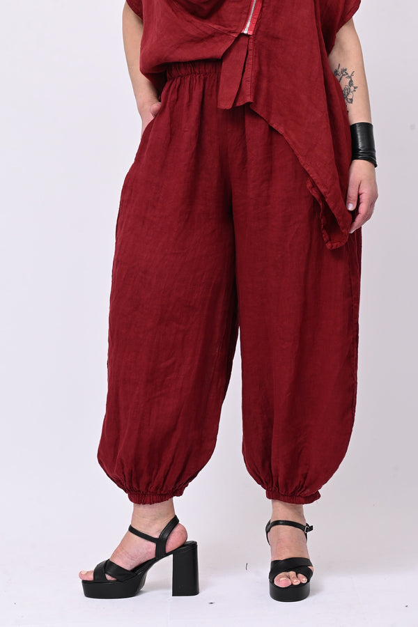 Completo lino giacca zip - Lava