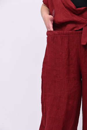 Completo lino giacca zip - Lava