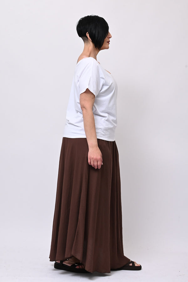 T-shirt doppia V - Bianco