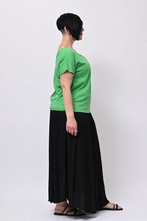 T-shirt doppia V - Smeraldo