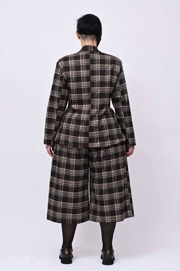 Completo tartan crop - Moro