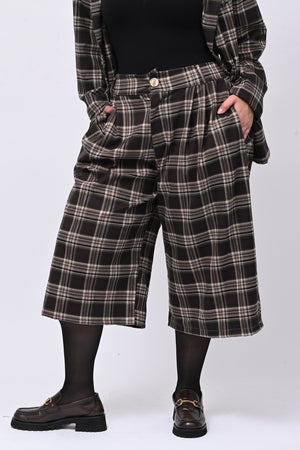 Completo tartan crop - Moro