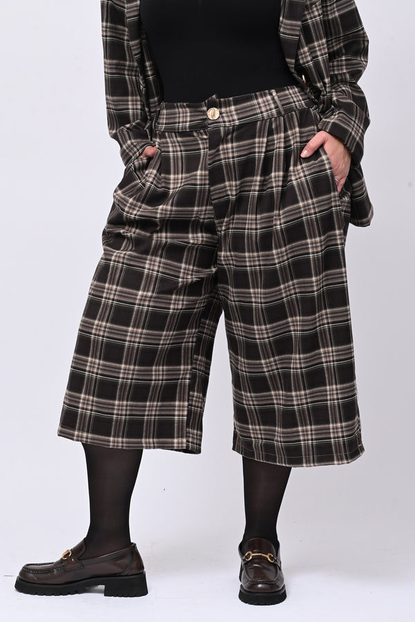 Completo tartan crop - Moro