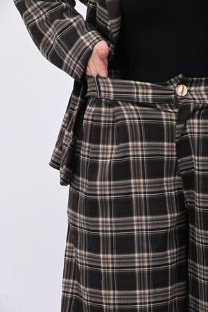 Completo tartan crop - Moro