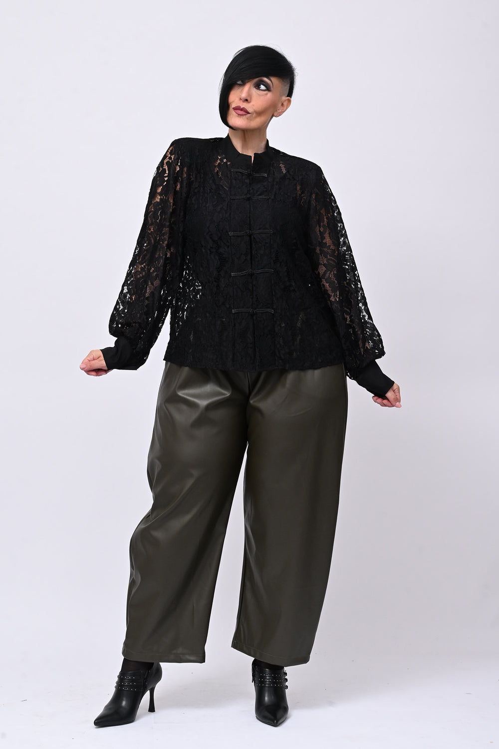 Giacca pizzo Hong Kong - Nero