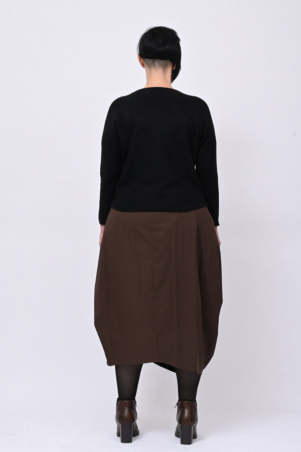 Pull basico scollo V - Nero