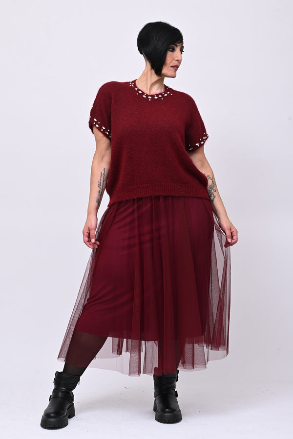Gonna tulle ruota - Vino