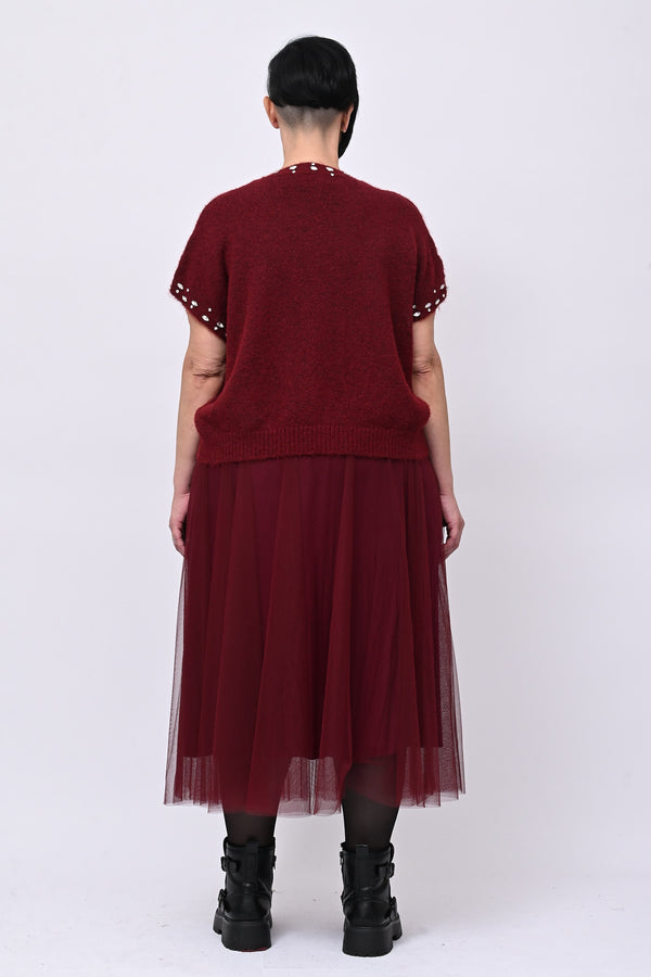 Pull angora strass - Vino