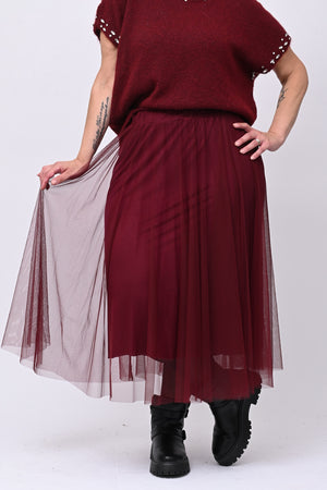 Gonna tulle ruota - Vino