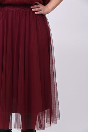 Gonna tulle ruota - Vino