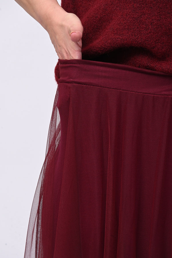 Gonna tulle ruota - Vino