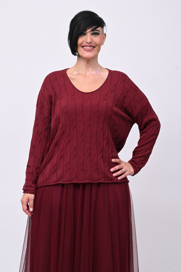 Pull cotone trecce - India