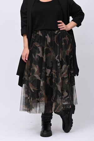 Gonna tulle camouflage - Camouflage