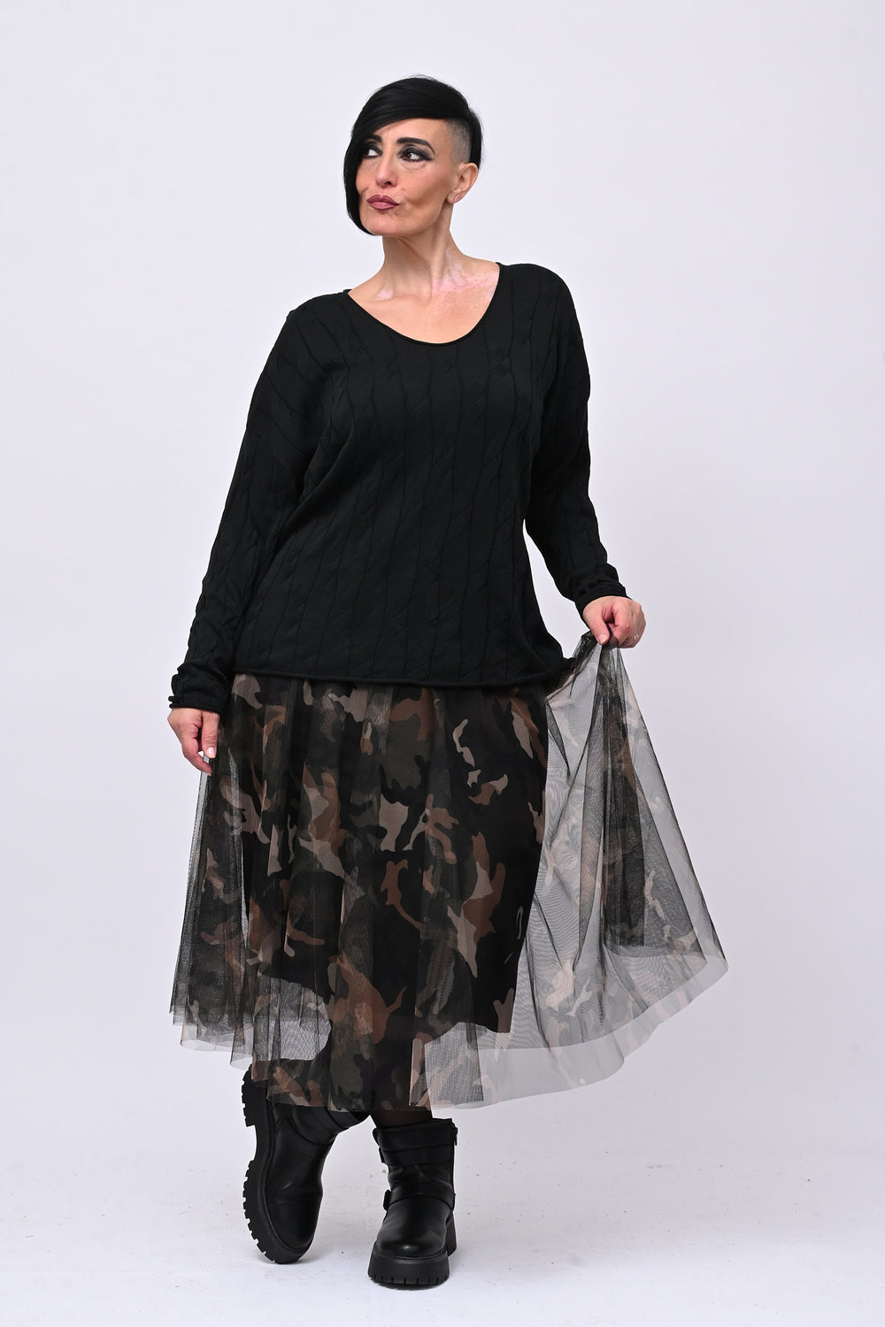 Gonna tulle camouflage - Camouflage