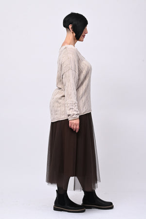 Gonna tulle ruota - Moro