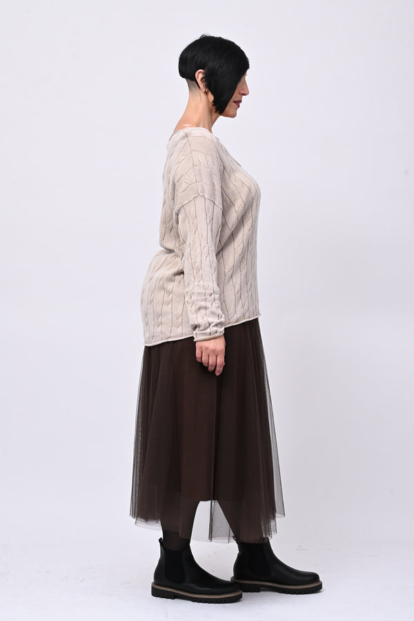 Gonna tulle ruota - Moro