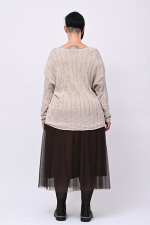 Gonna tulle ruota - Moro
