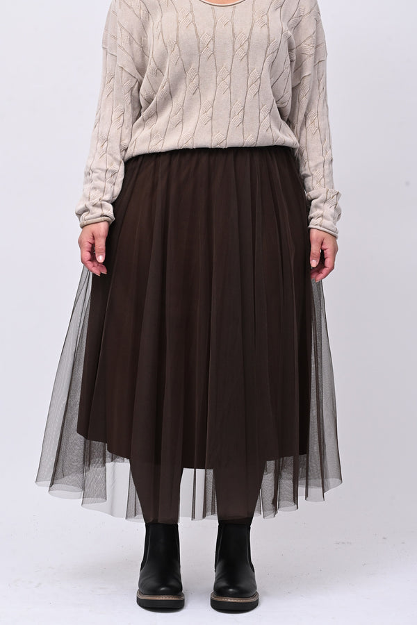 Gonna tulle ruota - Moro