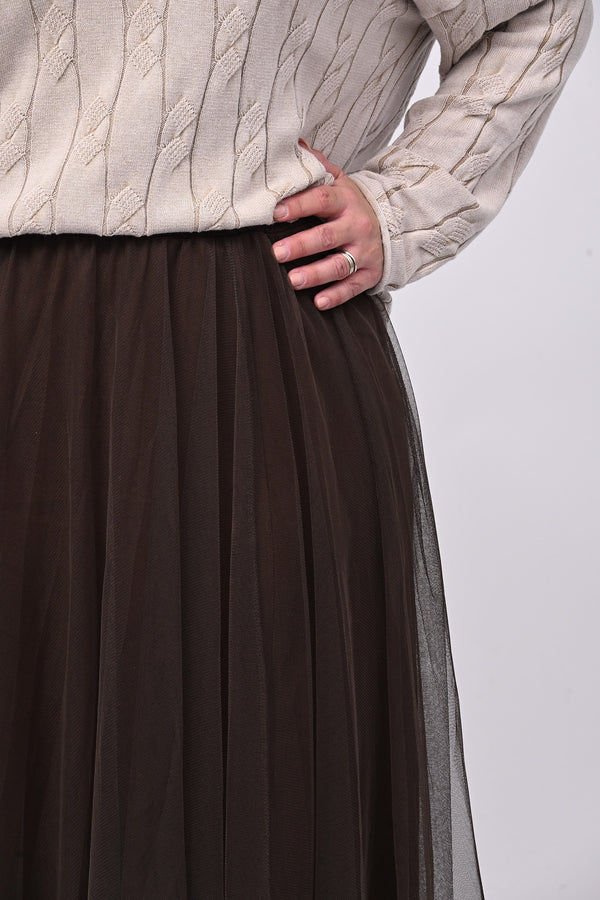 Gonna tulle ruota - Moro