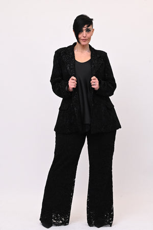 Tailleur pizzo - Nero