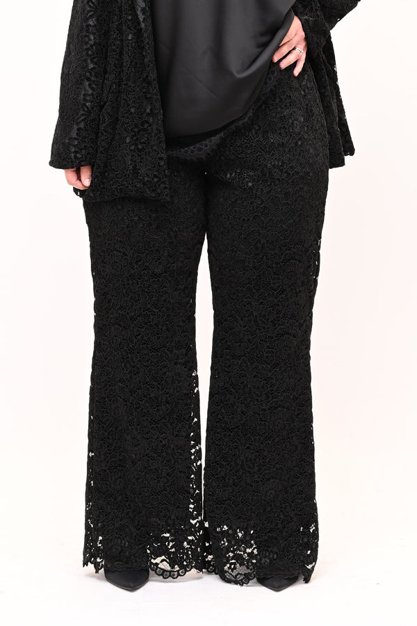 Tailleur pizzo - Nero