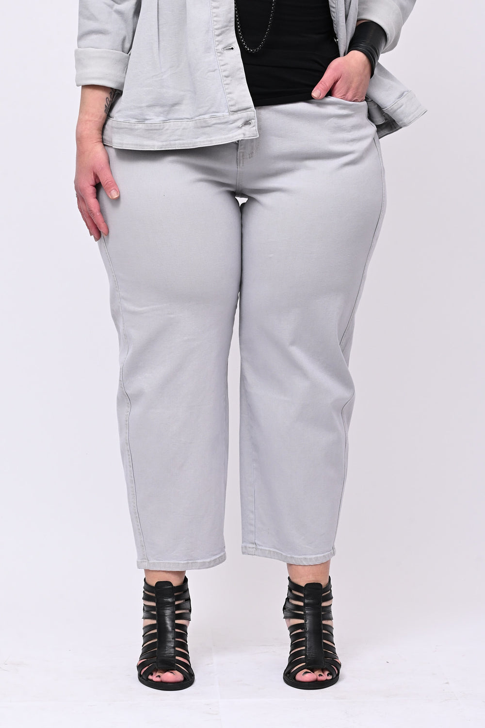 Jeans baggy lavato - Ghiaccio
