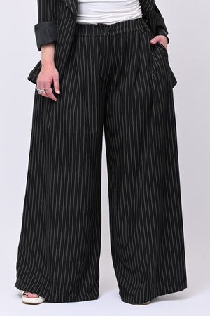 Tailleur gessato uomo - Nero