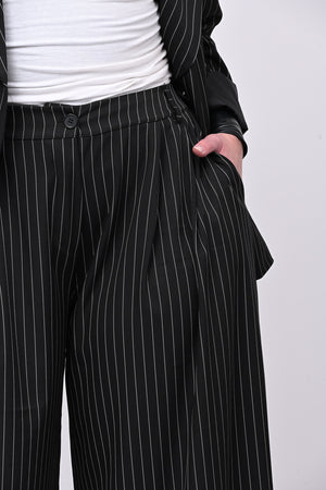 Tailleur gessato uomo - Nero