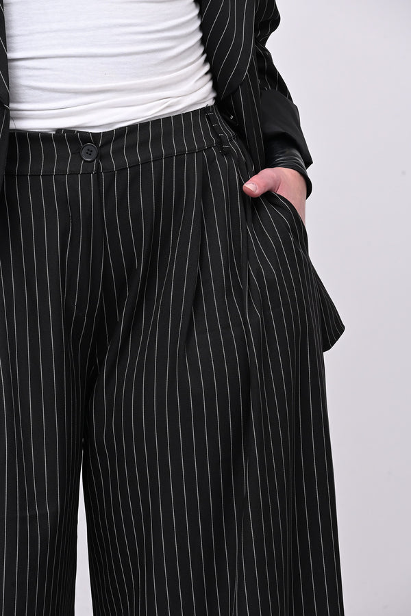 Tailleur gessato uomo - Nero
