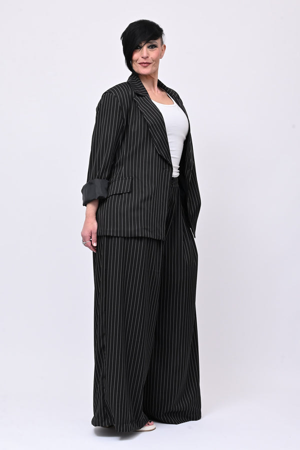 Tailleur gessato uomo - Nero