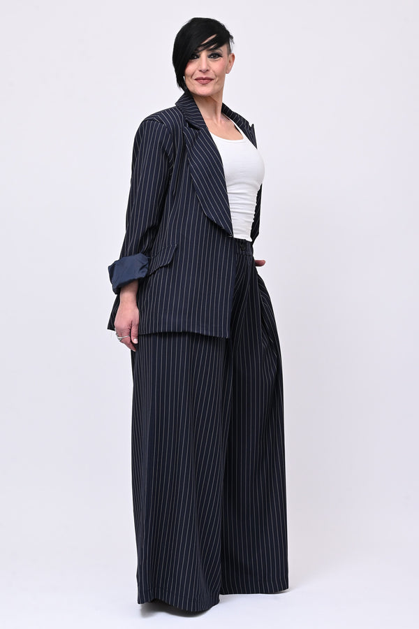 Tailleur gessato uomo - Blu