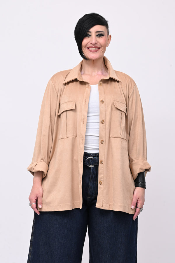 Camicia dainetto - Cognac