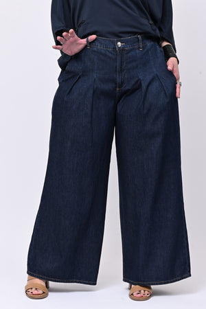 Jeans palazzo chambrie - Blue jeans