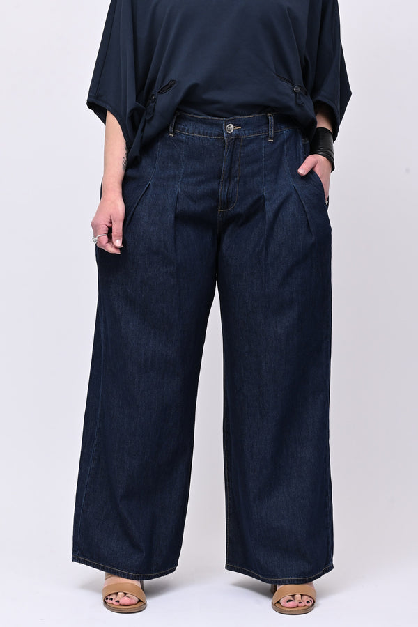 Jeans palazzo chambrie - Blue jeans